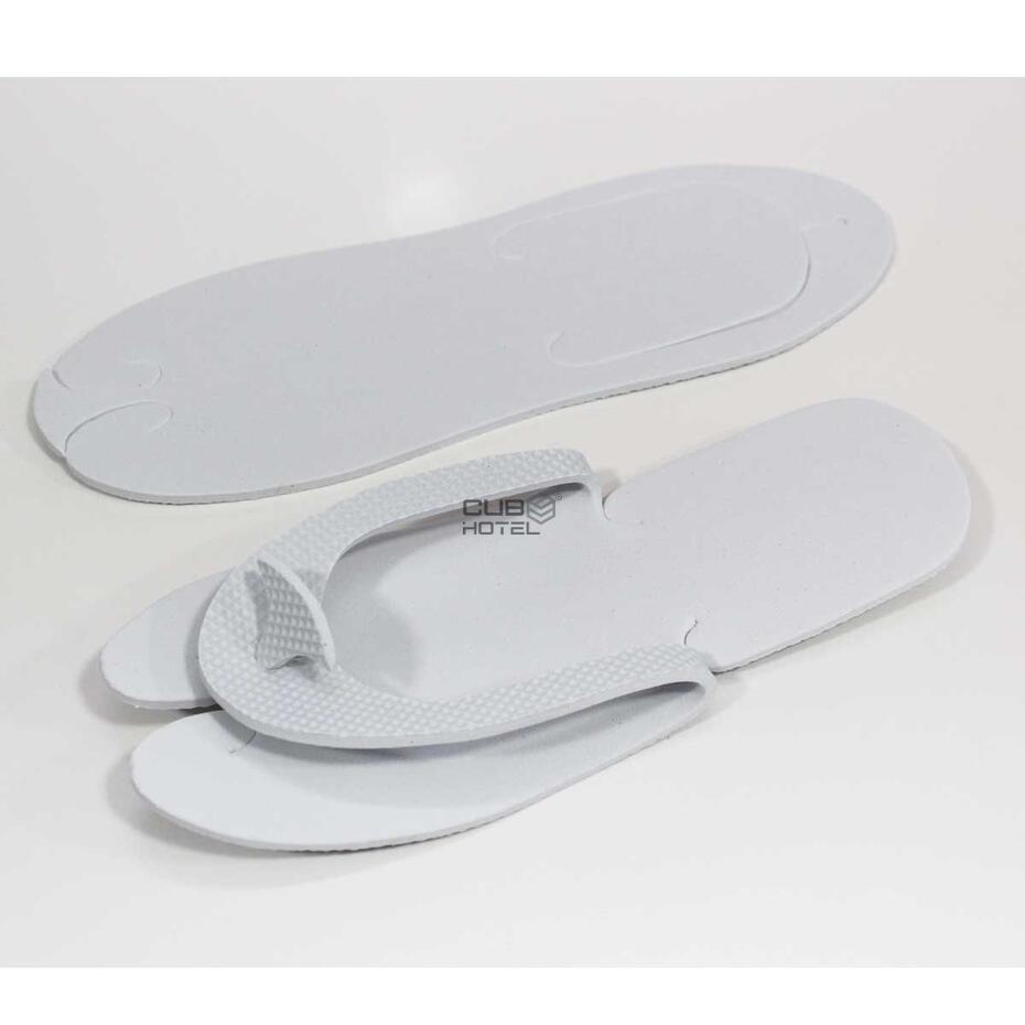 100 Pairs, Hotel Easy White Slippers, 29 cm